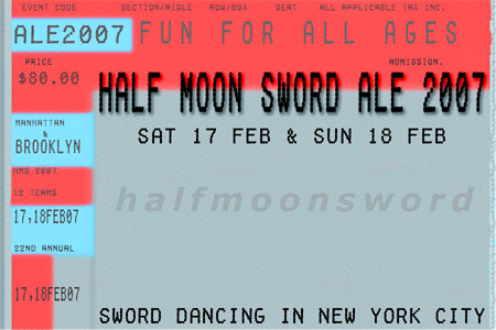Half
              Moon Sword Ale 2007